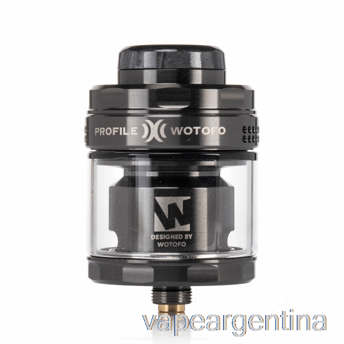 Perfil Wotofo X 28mm Rta Gunmetal Vape Descartable